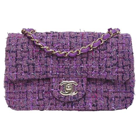 chanel tas tweed